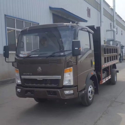Χρησιμοποιούμενο 371HP Sinotruck Dump Truck βαρύ φορτηγό Tubeless ελαστικό σχεδιασμός 8 * 4 αριστερό χειροκίνητο