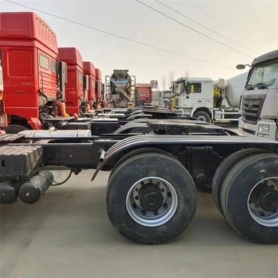 6X4 Κεφαλή 340HP 40ton 110km/H βαρέα φορτηγά μεταγωγικά φορτηγά σε Euro 2 με χειροκίνητο παράθυρο