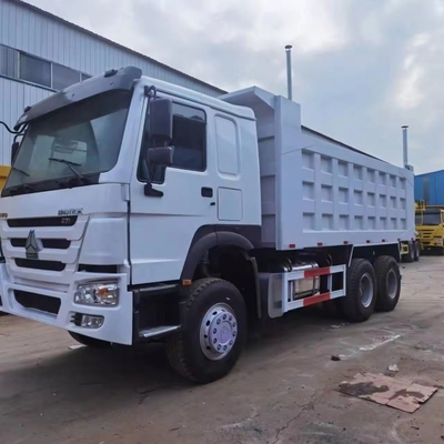 Χρησιμοποιημένο μεταχειρισμένο 6*4 HOWO 371HP Τελαχιστοκίνητο με χειροκίνητο τζάμι χωρίς σωλήνα