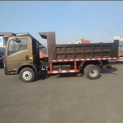HOWO 8X4 375 Tipper 500HP Tipperχρησιμοποιούμενο φορτηγό σκουπιδιών με εναέρια ανάρτηση οδηγός πρώτο κάθισμα