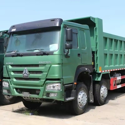 10.2 τόνους Χρησιμοποιούμενο HOWO 371HP Καμιόνι Απορριμμάτων Δεξιά κίνηση 8X2 Καμιόνι για την εξόρυξη 30 τόνους