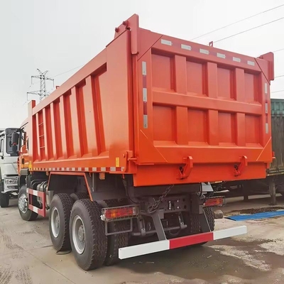 10.2 τόνους Χρησιμοποιούμενο HOWO 371HP Καμιόνι Απορριμμάτων Δεξιά κίνηση 8X2 Καμιόνι για την εξόρυξη 30 τόνους