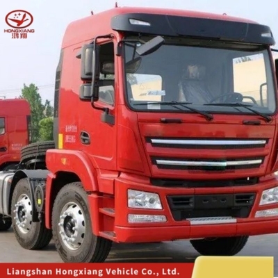 Σχεδιασμός ελαστικών χωρίς σωλήνες 400HP 6X4 Τρακτικό φορτηγό με χωρητικότητα φορτίου 8,2 τόνων και κινητήρα καυσίμου