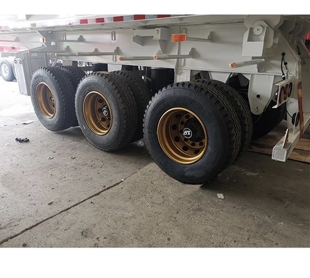 40-80 τόνων Τριάξο U-Type Dump Truck Semi-Trailer με ABS αντιμπλοκάρισμα σύστημα πέδησης