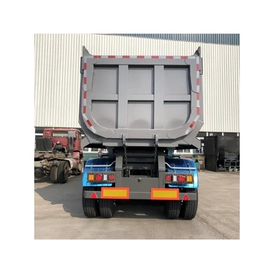 3 άξονες Dump Tipper Cargo Transport Flatbed Heavy Truck Semi-Trailer με 8.12.16 Ελαστικά