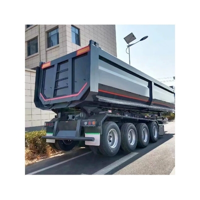 Φαν τύπου 4 άξονες U-σχήμα ρυμουλκούμενοι / Tipper ημιρυμουλκούμενο 45cbm 80 τόνων Συγκεντρωτικό