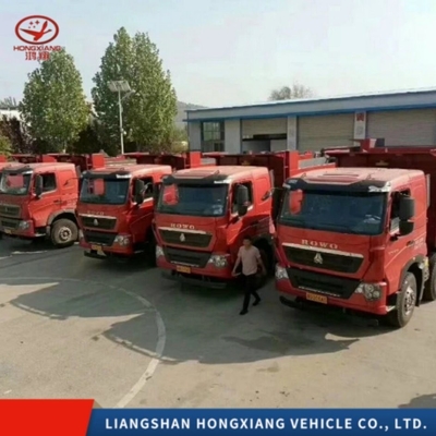 3 άξονας 40 τόνων Sinotruk Mining Dumper Dump Tipper Semi Truck Trailer Light Duty Grade