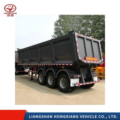 3 άξονας 40 τόνων Sinotruk Mining Dumper Dump Tipper Semi Truck Trailer Light Duty Grade