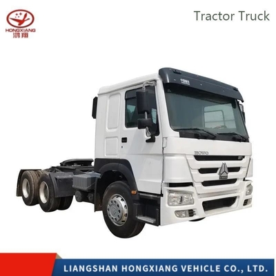 Τομέας βαρέων φορτηγών HOWO 6X4 371HP 375 Κεφαλή ελκυστήρα με πιστοποίηση ελαστικών GCC