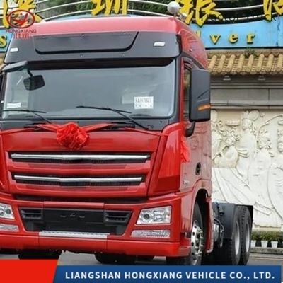 Τομέας βαρέων φορτηγών HOWO 6X4 371HP 375 Κεφαλή ελκυστήρα με πιστοποίηση ελαστικών GCC