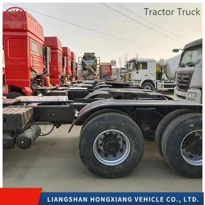 Τομέας βαρέων φορτηγών HOWO 6X4 371HP 375 Κεφαλή ελκυστήρα με πιστοποίηση ελαστικών GCC