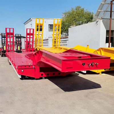 3 άξονας 60 τόνων 80 τόνων χαμηλό κρεβάτι 3 άξονα φορτηγό