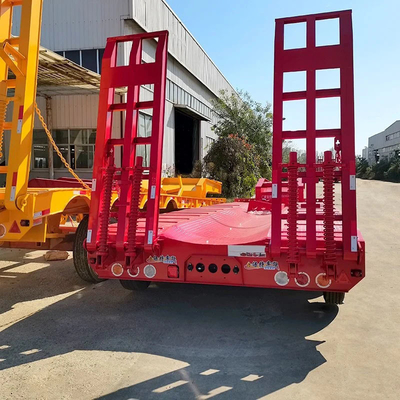 3 άξονας 60 τόνων 80 τόνων χαμηλό κρεβάτι 3 άξονα φορτηγό