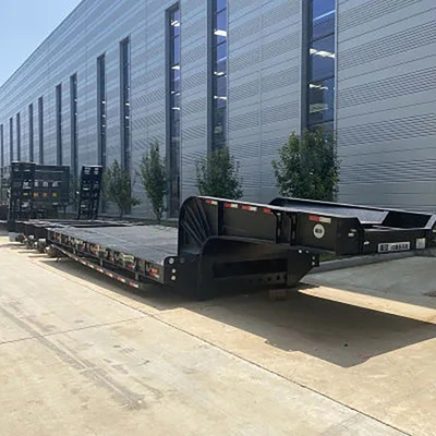 Εγγύηση 40FT Σκελετό Χαμηλό Flatbed Semi-Relayer με ABS αντι-κλειδώματος σύστημα πέδησης