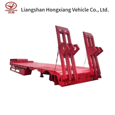 13500X3000X1550 mm 13t Άξονας βαρύ φορτίο Gooseneck Low Loader Low Bed Lowboy Truck Lowbed Semi-Trailer