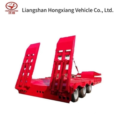 13500X3000X1550 mm 13t Άξονας βαρύ φορτίο Gooseneck Low Loader Low Bed Lowboy Truck Lowbed Semi-Trailer