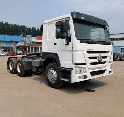 Χρησιμοποιούμενο HOWO 6X4 371HP 375 Τροχαίο τρακτέρ με 8,2 τόνους χωρητικότητα φορτίου και απόδοση