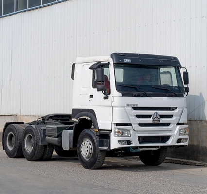Χρησιμοποιούμενο HOWO 6X4 371HP 375 Τροχαίο τρακτέρ με 8,2 τόνους χωρητικότητα φορτίου και απόδοση