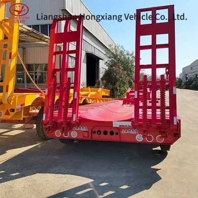Χάλυβα ελαστικό 12r22.5 60 τόνων χαμηλό κρεβάτι ρυμουλκούμενα βαρύ φορτίο 40FT χαμηλό κρεβάτι φορτηγό ρυμουλκούμενο μεταφορά