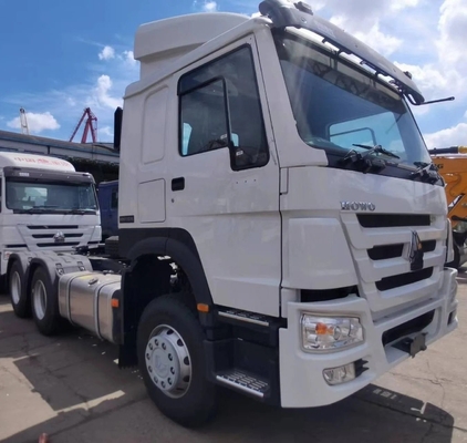 10 ελαστικά 430HP αερόσακος γέφυρα CNG φορτηγό HOWO A6 A7 T7 T7h Sitrak Camc 6X4 CNG ελκυστήρα φορτηγό