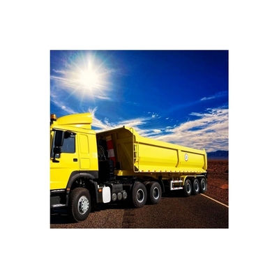 Προσαρμοσμένο 45T/60T/80T Dump Semi Trailer με 3/4 Safe Axles και Air Suspension