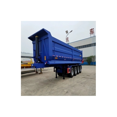 Προσαρμοσμένο 45T/60T/80T Dump Semi Trailer με 3/4 Safe Axles και Air Suspension