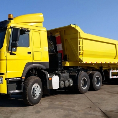 4άξονα U σχήμα υδραυλικού κυλίνδρου Dump Semi Trailers Προσαρμόσιμες από τις ανάγκες του πελάτη