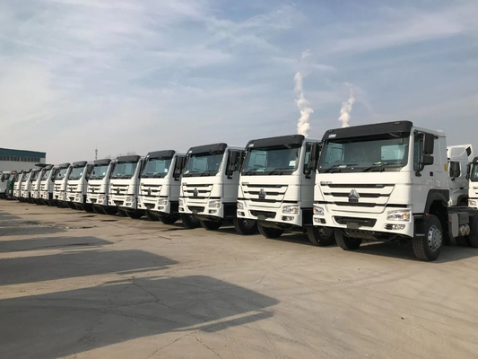 Sinotruk HOWO 450HP 6X4 Trailer Head Χρησιμοποιούμενο τρακτέρ φορτηγό στη Νότια Αφρική Εγχειρητικό παράθυρο