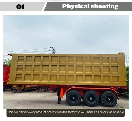 Sinotruk 12 τροχούς 30 κυβικά μέτρα HOWO 40 τόνους 8X4 κατεβάστρα φορτηγό για την απόδοση