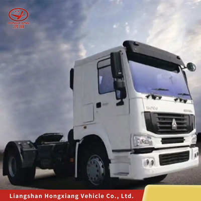 Sinotruck HOWO CNG Τρακτέρ φορτηγό με 6×4 τροχιά κίνησης και άνετη ανάρτηση καθίσματος οδηγού