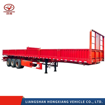 Ατσάλι Tri Axle Heavy Duty Dump Trailers για το ορυχείο Tipper Truck Trailers Προσαρμόσιμες