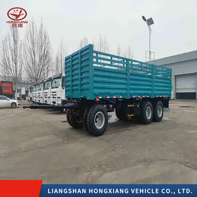 Ατσάλι Tri Axle Heavy Duty Dump Trailers για το ορυχείο Tipper Truck Trailers Προσαρμόσιμες
