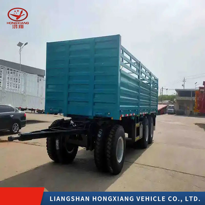 Ατσάλι Tri Axle Heavy Duty Dump Trailers για το ορυχείο Tipper Truck Trailers Προσαρμόσιμες