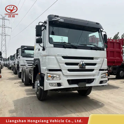 Δυναμικό τιμόνι Euro Weichai βαρύ φορτηγό Sinotruck ελκυστήρα κεφαλή φορτηγού με χειροκίνητο παράθυρο