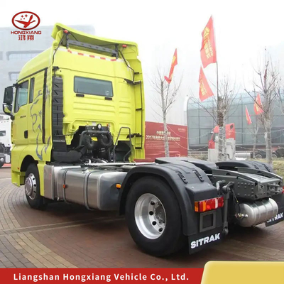 Sinotruk HOWO Τρακτόρες Τροχόσπιτα με εναέρια ανάρτηση και καλές συνθήκες