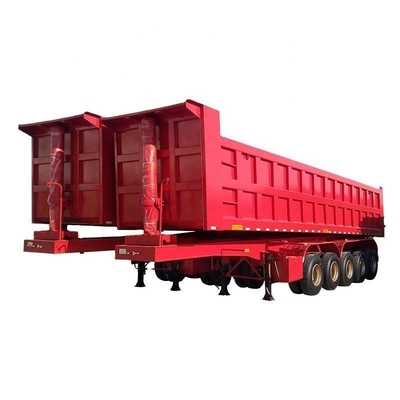 80 τόνων τύπου U End Dump Trailer Rear Dumper Tipper Semi Truck Trailer με άξονα 13t