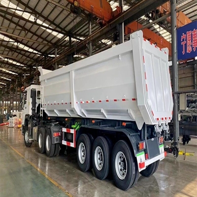 80 τόνων τύπου U End Dump Trailer Rear Dumper Tipper Semi Truck Trailer με άξονα 13t