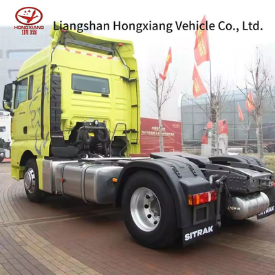 Πιστοποιημένο από το GCC 8,2 τόνων Shacman Tractor Head Truck για βαρύ φορτίο και μεταφορά