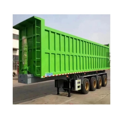 4 άξονες 30t 50t σχήμα U Dump Truck Semi Trailer Περπάτημα 2240mm Προσιτό και ανθεκτικό
