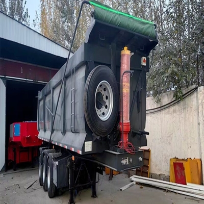 4 άξονες 30t 50t σχήμα U Dump Truck Semi Trailer Περπάτημα 2240mm Προσιτό και ανθεκτικό