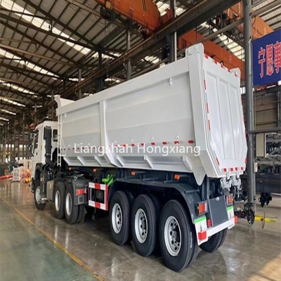 Τριάξονα 40ft Flatbed Truck Trailer 40ft Flat Bed Semi Trailer για μεταφορά