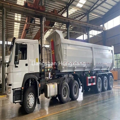 Προσαρμοσμένο 13500X3000X1550 mm U σχήμα έλκηθρο 60 τόνων υδραυλικό πίσω ρυμουλκούμενο