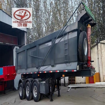 Τροχαίο τύπου διπλού τύπου Β Super Link Side Dump Semi-Trailer με 1 έτος υπηρεσίας μετά την πώληση