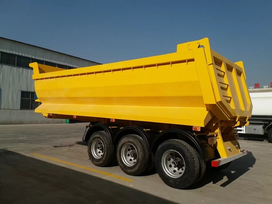 60 τόνων U σχήμα πίσω ρυμουλκούμενοι /Tri-Axles End Dump Tipping Semi Truck ρυμουλκούμενο