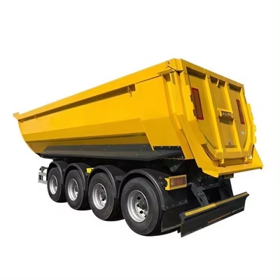 60 τόνων U σχήμα πίσω ρυμουλκούμενοι /Tri-Axles End Dump Tipping Semi Truck ρυμουλκούμενο