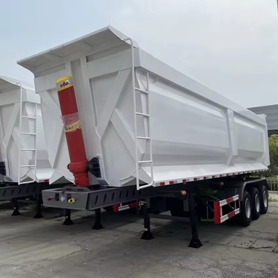 60 τόνων U σχήμα πίσω ρυμουλκούμενοι /Tri-Axles End Dump Tipping Semi Truck ρυμουλκούμενο