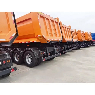 25cbm 32cbm 8 τόνων ρυμουλκούμενο Τμήμα πίσω ντάμπερ ημιφορτηγό με 13500X3000X1550 mm Μέγεθος