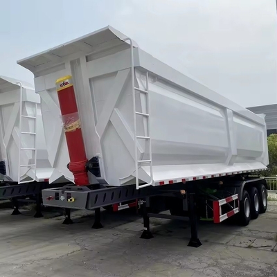 60 τόνων U σχήμα πίσω ρυμουλκούμενοι /Tri-Axles End Dump Tipping Semi Truck ρυμουλκούμενο
