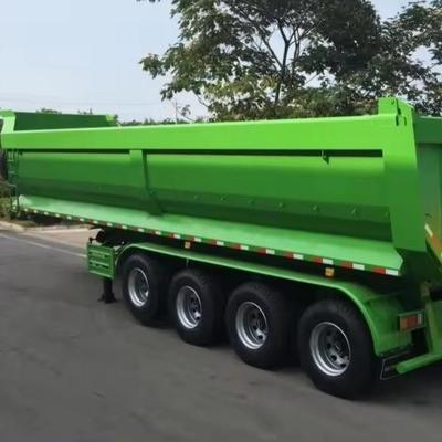 25cbm 32cbm U σχήμα πίσω άκρο γκρεμιστήρα ντάμπερ Dump Semi Truck ρυμουλκούμενο ελαστικό 12r22.5 επίπεδα
