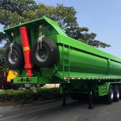 25cbm 32cbm U σχήμα πίσω άκρο γκρεμιστήρα ντάμπερ Dump Semi Truck ρυμουλκούμενο ελαστικό 12r22.5 επίπεδα